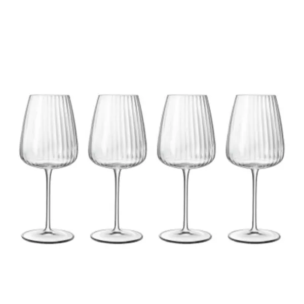 Luigi Bormioli Optica Chardonnay Weißweingläser - 55 cl 4 Stk.